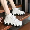 Women Sneakers Fashion Orange Sock Shoes Platform Slip on High Boots Tennis Tennis Basketball Trainers 0613