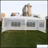 그늘 정원 건물 안뜰 잔디 홈 안뜰 야외 3x9m 캐노피 파티 웨딩 텐트 전망대 파빌리온 케이터 이벤트 사이드 월 드롭 배달 2