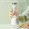 Liquidificador portátil liquidificador de tamanho pessoal para suco shakes smoothies carregamento sem fio com quatro lâminas Mini Blender Travel Bottle 224892256