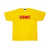 USMC – T-Shirt d'entraînement physique américain décontracté, Fans militaires, en coton, ample, à manches courtes, dessus frais d'été et d'automne