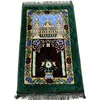 Thicken Cashmere Muslim Prayer Carpets High-end Chenille Worship Carpet 110*70cm Islamic Musallah Rugs Arab Anti-slip Mat CCE13785
