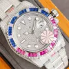 Diamond Mens Watch Automatic Mechanical Watch Sapphire 41mm Luminous Busins Wristwatch Waterproof Wristwatch Carey Crafted Montre de Luxe9S3B