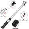 Tools 3/8 Square Drive Torque Wrench 10-60N.m Accuracy 3% Car Bike Repair Hand Tools Spanner Two-way Ratchet Key