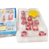 10pcset spelcijfers mini kawaii kirby collectie jongens meisjes kinderen speelgoed schattig model cake ornament poppen anime accessoires cadeau 220810