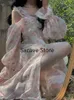 Floral Mii Dres Fransızca Zarif Dantel Peri Peri Partisi Plaj Tarzı Vintage Elbise Kore Yaz Tatlı Şık 220526