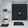 Decorazione del bagno tende per doccia lettere designer stampare bagno fornitore di bagni impermeabili water set a tre pezzi2529710