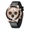 Huiya06 Mens Watch Multifunctioneel dominante duiken 40 mm Militaire sportstijl Fashion Designer Blue Brow Black Dial Unieke Siliconen Clock Watch