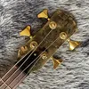 Anpassad Burst Maple Top 4 5 6 strängar Bassgitarrhals genom kropp Anpassad Alembi Electric Bass