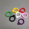 Yeni silikon kordon o-rings Ego Silikon Halkalar Kolye Renkli Halka Klipler Kirki E Cig Vision Spinner Ego EVOD AKIL VAPE PEN