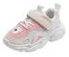 Little Boys Sport Shoes Grey Running Play Footwear Girls Pink Zapatos Chaussure Kids Mesh Light Breathable SandQ Baby 2021 New G220527