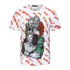 22SS High Qaulity Summer Mens 디자이너 티 셔츠 패션 캐주얼 커플 짧은 슬리브 티 편안한 파리 남자 티셔츠#51