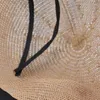 Sombrero de playa Simple de verano para mujer, informal, Panamá, marca para mujer, gorra de paja con lazo y ala plana, sol para niñas