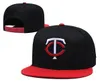 2022 Modehoed Nieuwe aankomst Twins TC Letter Snapback Baseball Caps Gorras Bones Outdoor Sport Flat For Women Men Verstelbare hoeden H9