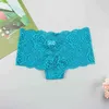 3 pcs / parties Grande Taille Sexy Briefs Dames Boyshort Dentelle Slip Boxers Sans Couture Transparent Évider S-4XL Sous-Vêtements Culotte L220801