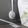 Silikonowa szczotka toaletowa do WC Akcesoria WC odpływające pędzel na lawinie narzędzia do czyszczenia na ścianie