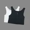 Corset Flat Breast Binder Zipper Short Les bra Summer Comfortable Chest Trans Vest S 3XL Crop Tops Bamboo Charcoal 220524
