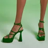 Genuíno 2022 mulheres senhoras reais sandálias de couro patente