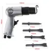 3/8 '' 9150 120mm Professional Handheld Pistol Gas Pale Air Hammer Piccolo Rust Remover Utensili pneumatici con 4 scalpelli