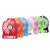 Mini ventilateur USB Portable, lumière LED, ventilateurs de refroidissement, refroidisseur à 3 vitesses, Rechargeable pour bureau, voiture, maison, ordinateur Portable