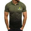 여름 Ricard 인쇄 된 맞춤형 브랜드 남자 짧은 슬리브 티셔츠 코튼 레저 남자 라펠 티셔츠 폴로 셔츠 220620