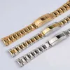 20mm 21mm Cinturino in metallo per Rolex Water Ghost Series Cinturino in acciaio inossidabile oro argento per uomo Donna Durabel Wristband Blet