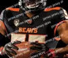 Abbigliamento da football americano universitario Personalizzato Oregon State Beavers 2019 Calcio Qualsiasi nome Numero Nero Bianco Arancione 6 Jake Luton 22 Jermar Jefferson 1 Tyjon Lindsey NCAA Jers