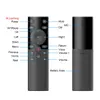 H17 Voice Remote controler 24G Wireless Air Mouse with IR Learning Microphone Gyroscope for Android TV Box189O4770593