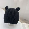 Симпатичный мультфильм медведь ушная шляпа Зима мягкая теплая вязаная девочка шляпы с шапки шапоч