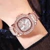 Wristwatches GEDI Explosive Luxury Ladies Watch Waterproof Steel Band Diamond High Fashion Trend Girls Quartz WA136