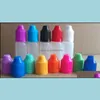 Packing Bottles Office School Business Industrial Ml Plastic Dropper Style 5/10/15/20/30/50 Cig Bottle Proof E Fast Caps Needle Soft Child