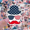 100 Independence Day Graffiti Stickers Waterproof Removable Car Luggage Notebook Water Cup Stickers Whole4382868