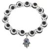 Nuovi braccialetti con fili di perline blu turco malocchio per le donne moda braccialetto con ciondoli a mano di Fatima accessori per gioielli con occhi diabolici