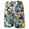 Summer Men Set Hawaiian Flower Printing Mens Short Sleeve Casual Tracksuit Shirt Beach Shorts Sets Male Sports Suit Clothing 220708