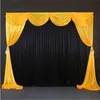 Party Decoration Design White Cloth Ice Silk Backdrop Curtain For Wedding Stage Background Draped Formal Event DecorationParty