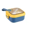 2022 New Children's 304 Stainless Steel Lunch Box Lunch Box Insulation Baby Baby With Spoon Scissors Set Complementary Food Bowl