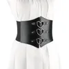 Cintos da moda feminino charme cintura elástica fivela larga fivela esticada embalagem para vestidos festas fêmeas de cosplay