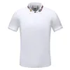 2022 şerit polo gömlek t shirt yılan polos arı çiçek nakış erkek yüksek sokak moda at polo tişört