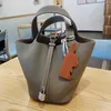 Designer lederen olifant konijn hangtas tas onderdelen lychee patroon cowhide ornament auto sleutelhang zakken decoratie 100% echt lederen accessoires meisjes speelgoed hbp