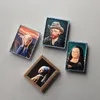 Mona Lisa refrigerator magnetic stickers van gogh Sunflower World famous paintings 3d fridge magnets home decoration collection
