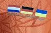 Textile à domicile 2022 Match usé Playe Issue Ake F. de Jong Bergwijn Wijnaldum Dumfries avec ensemble pour Ukraine Soccer Patch Badge