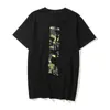 Women's and Men's T-shirts Cotton Loose Summer Camo Breathable Multi-functional High Street Trend Joint Named T-shirt Bathing Ape