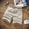 Shorts de verão homens casuais algodão garotos lisos machos calças curtas mais tamanho 4xl 5xl respirável legal 220715