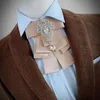 Bow Ties Men British Style Ribbon Bowtie broszka kołnierzyka Pins męskie broszki bluzka damskie akcesoria odzieżowe