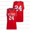 Özel NC State Wolfpack Jersey 2022 NCAA Kolej Basketbol 4 Jericole Hellems 24 T.J. Warren 14 Casey Morsell 1 Dereon Seabron 44