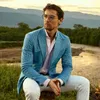 Мужские костюмы Blazers Vintage Stripe Mens Tuxedos Smart Casal