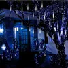 30 cm 50 cm na zewnątrz wodoodporna 8 rurowa meteor prysznic LED kolor światła łańcucha ozdoba choinkowa do domu Navidad Garden Decor 220408