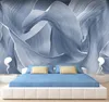 壁のための大きいハイエンドの3Dの壁紙の立体的な壁のコーヒーリビングルームの寝室のhd印刷写真の壁のステッカー壁画テレビの背景の壁紙Papel de Parede 3D
