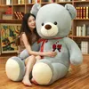 Cm Big Teddy Bear Cuddle Beautiful Giant Huge Stuffed Soft Animal Dolls Children Toys Birthday gift For Girlfriend Lover J220704