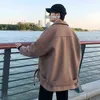 Men's Wool & Blends Trendy Trench Coat Korean Style Woolen Jackets Loose Steetwear Windbreaker High Quality Casual Coats Outwear1 T220810