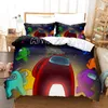 كارتون A Mong US Game Davet Cover with Badowcases Bedding for Kids Kids Linen Cute S Drop Ship